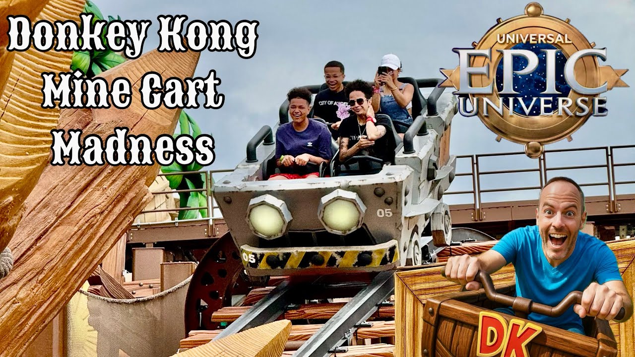 How to NOT ride II Donkey Kong Minecart Madness  2026! 