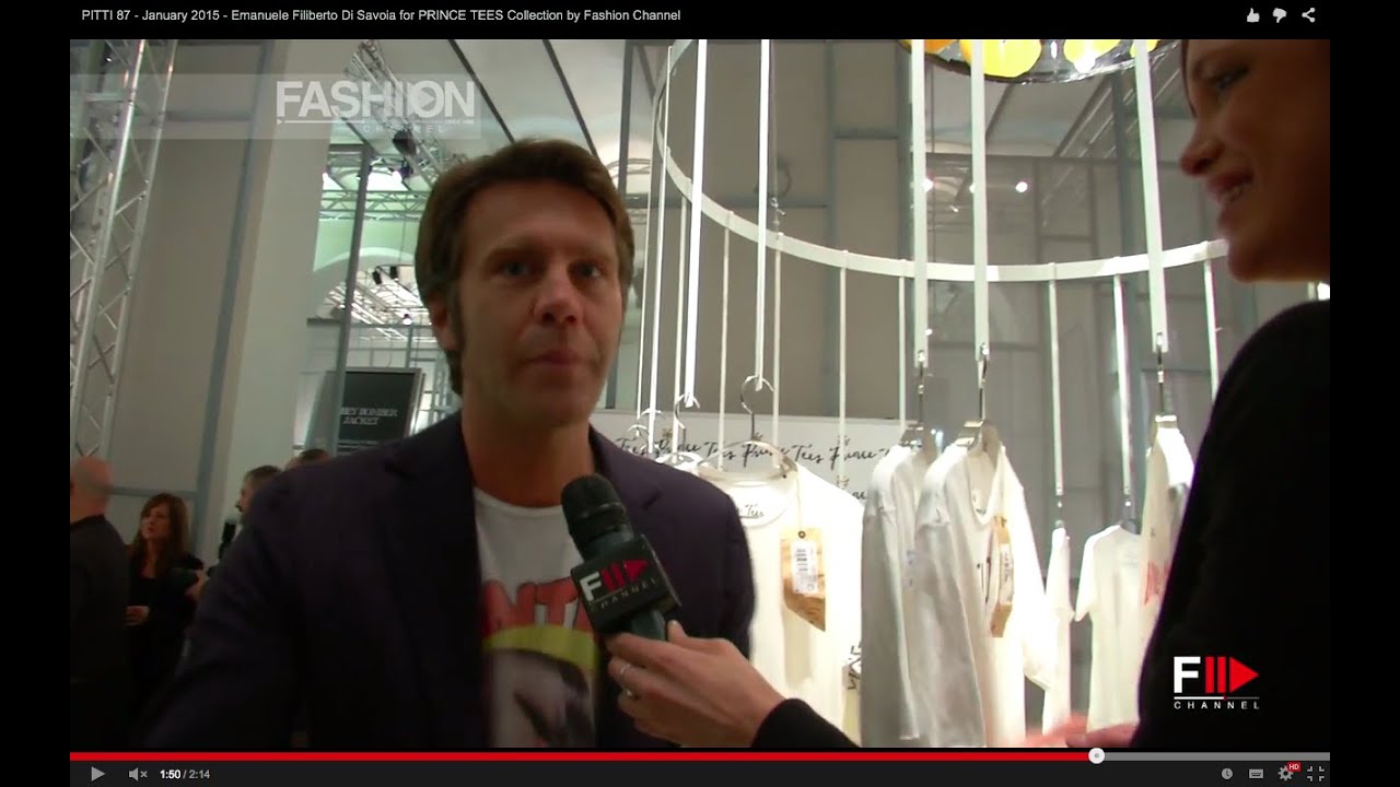 Emanuele Filiberto Di Savoia for Prince Tees Collection by Fashion Channel
