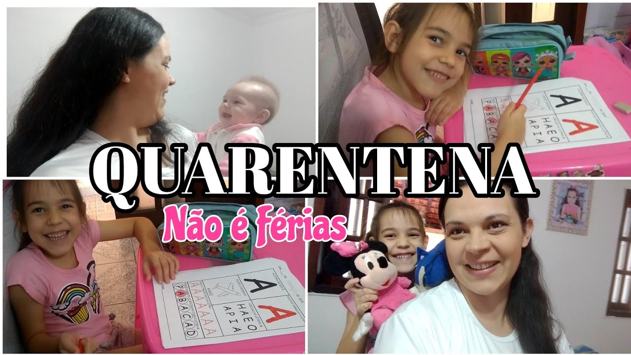 QUARENTENA COM CRIAN&Ccedil;A EM CASA - Rotina na Quarentena