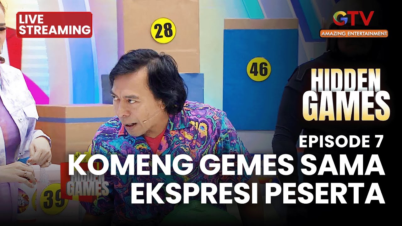 🔴 KOMENG GEMES SAMA EKSPRESI PESERTA | LIVE HIDDEN GAMES | EPS 7