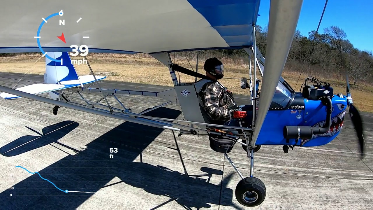 Affordaplane Landing TA-1 at LVJ on runway 14