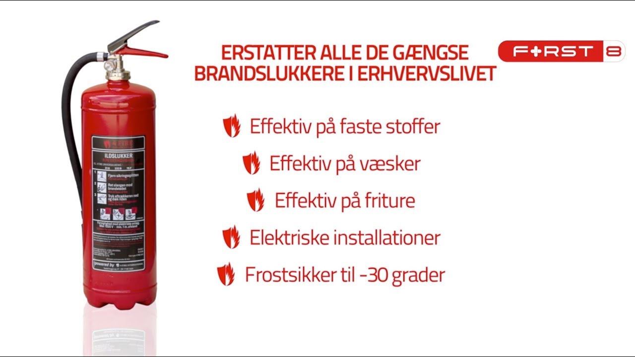 Ny genial brandslukker til alle typer brande