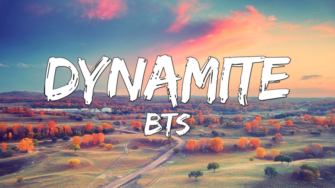 BTS - Dynamite (Lyrics)