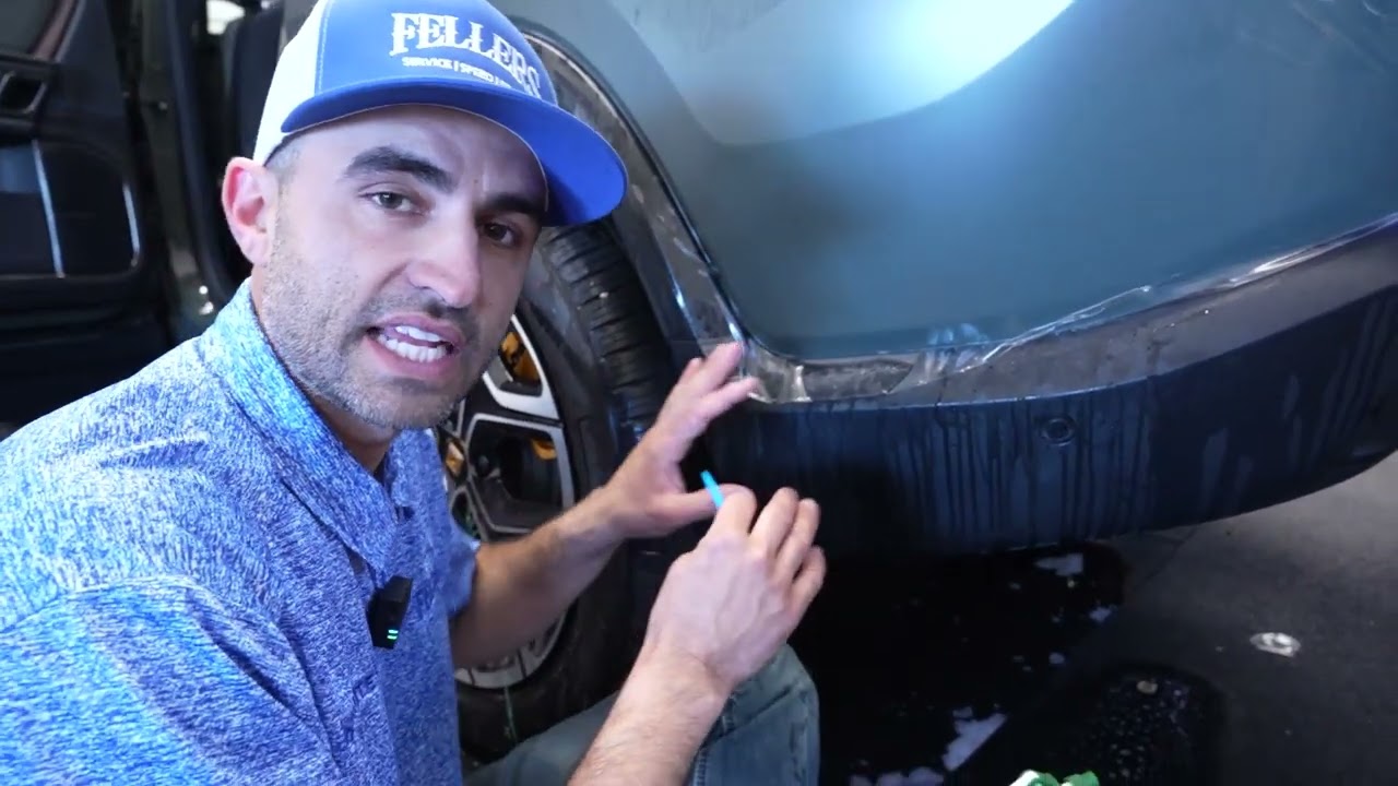Stealth Matte PPF Installation on Rivian RS1 (Quarter Panel)