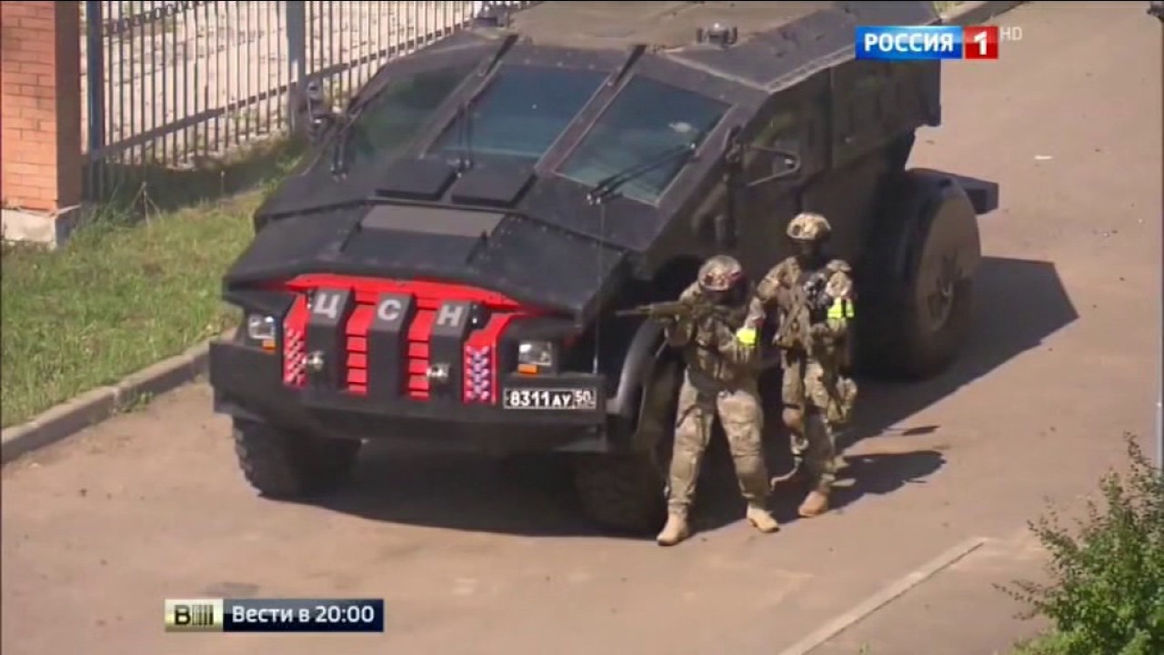 «Falcatus» armored truck for FSB anti-terrorism team