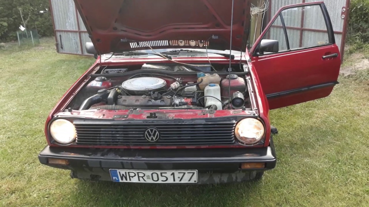 VW Polo 86C, 1.3B - Praca silnika