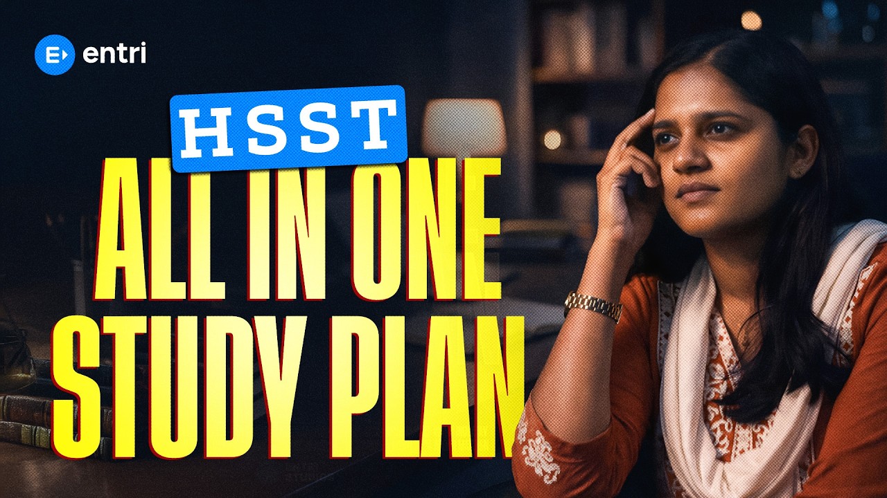 🔥HSST All In One Study Plan 🔥| Detailed Study Plan | Entri