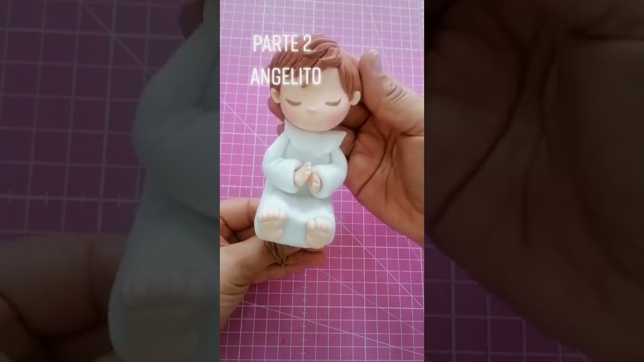 Angelito de Bautizo😊- modelado con Karina Febres
