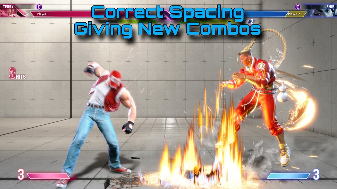 SF6: Terry Spacing Dependant Combos