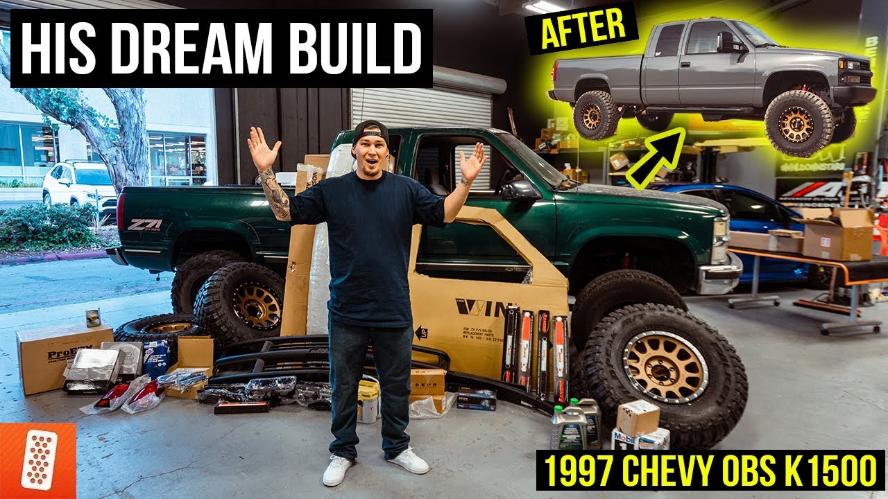 Surprising our EMPLOYEE with his DREAM TRUCK BUILD! (Full Transformation) : Chevrolet OBS K1500