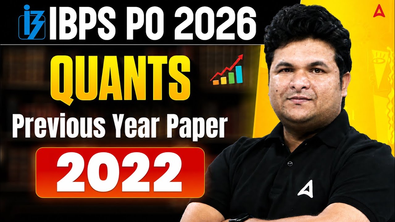 IBPS PO 2026 Quant Preparation | Quant 2022 Previous Year Paper | By Shantanu Sir