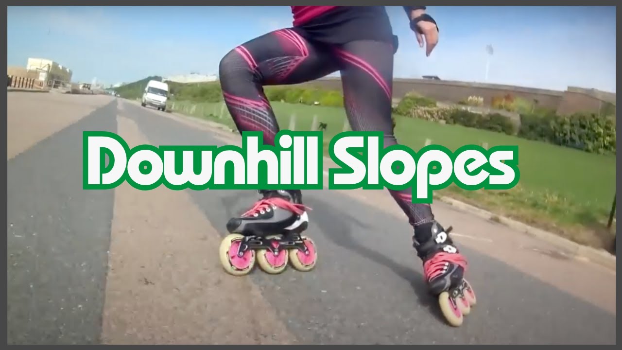 How to control speed on downhill slopes on inline skates & rollerblades: Parallel and Lunge Turns