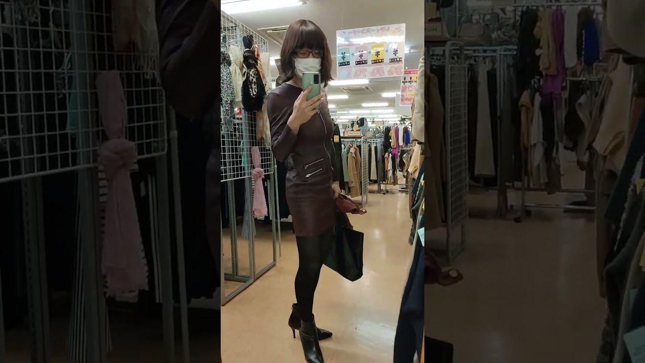 hikaru188 red leather dress 3