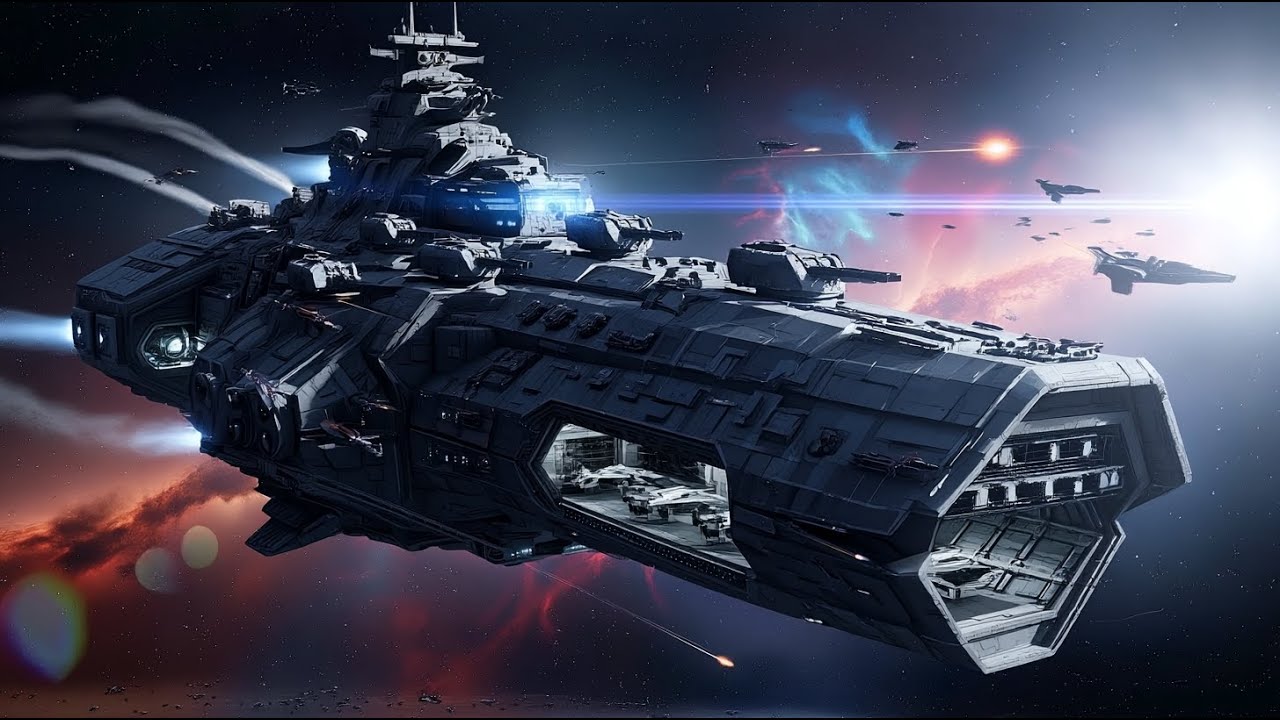 Humanity’s Battle Fleet Entered The Warzone And Struck Without Warning The Opposition Ceased To Be