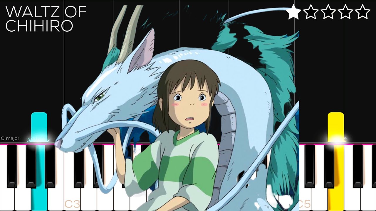 Spirited Away (Joe Hisaishi) - Reprise / Waltz of Chihiro | EASY Piano Tutorial