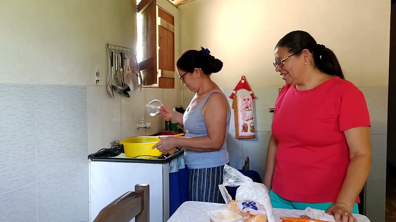 VANEIDE ENSINANDO COMO SE FAZ BOLO DA MASSA PUBA,PASSO A PASSO. + VISITA 😉