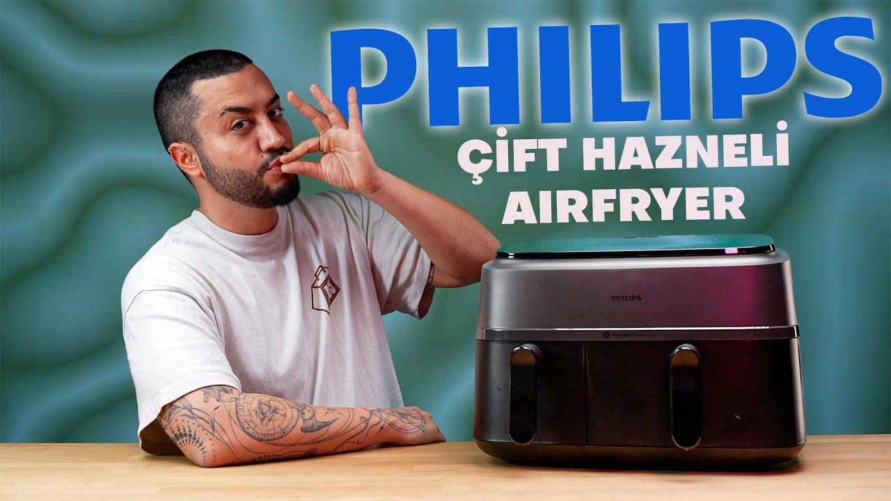 ÇİFT HAZNELİ AIRFRYER ALDIM!! (Mükemmel) - Philips 3000
