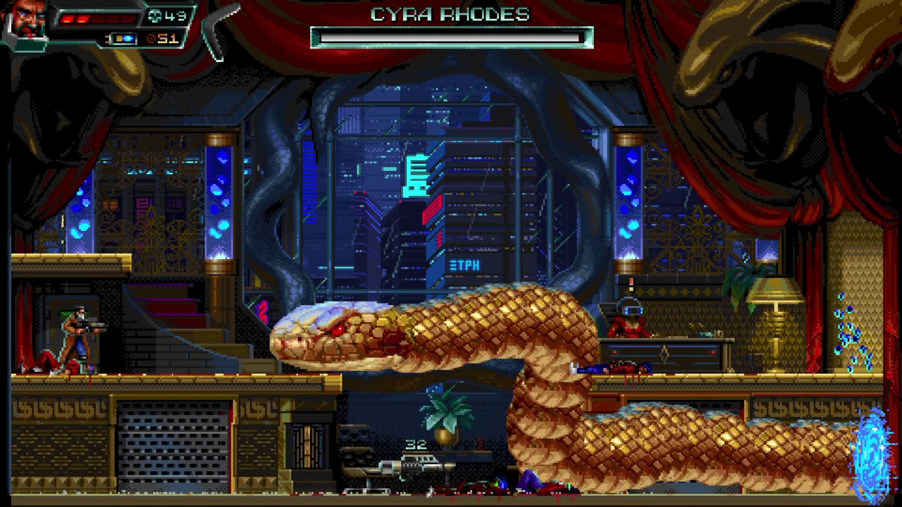 HUNTDOWN-Boss CYRA-RHODES