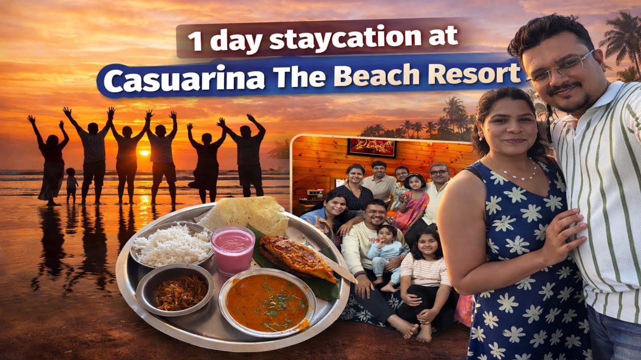 Beach Front Resort In Alibaug | Family get together🥰🫶| #staycation #nagaon #familyfun #ytshorts 
