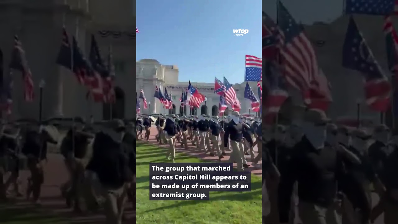 White nationalists march at Union Station and on Capitol Hill