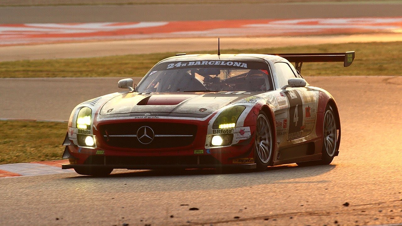 Mercedes SLS AMG GT3 24H Barcelona 2013 Circuit de Catalunya Frankenhout Hofor Racing Motorsport