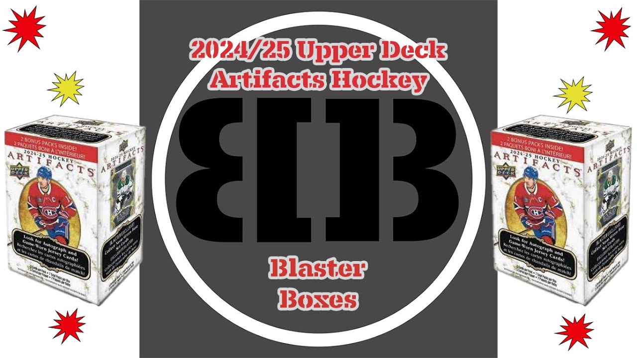2024/25 Верхняя палуба Артефакты Хоккейные коробки Blaster