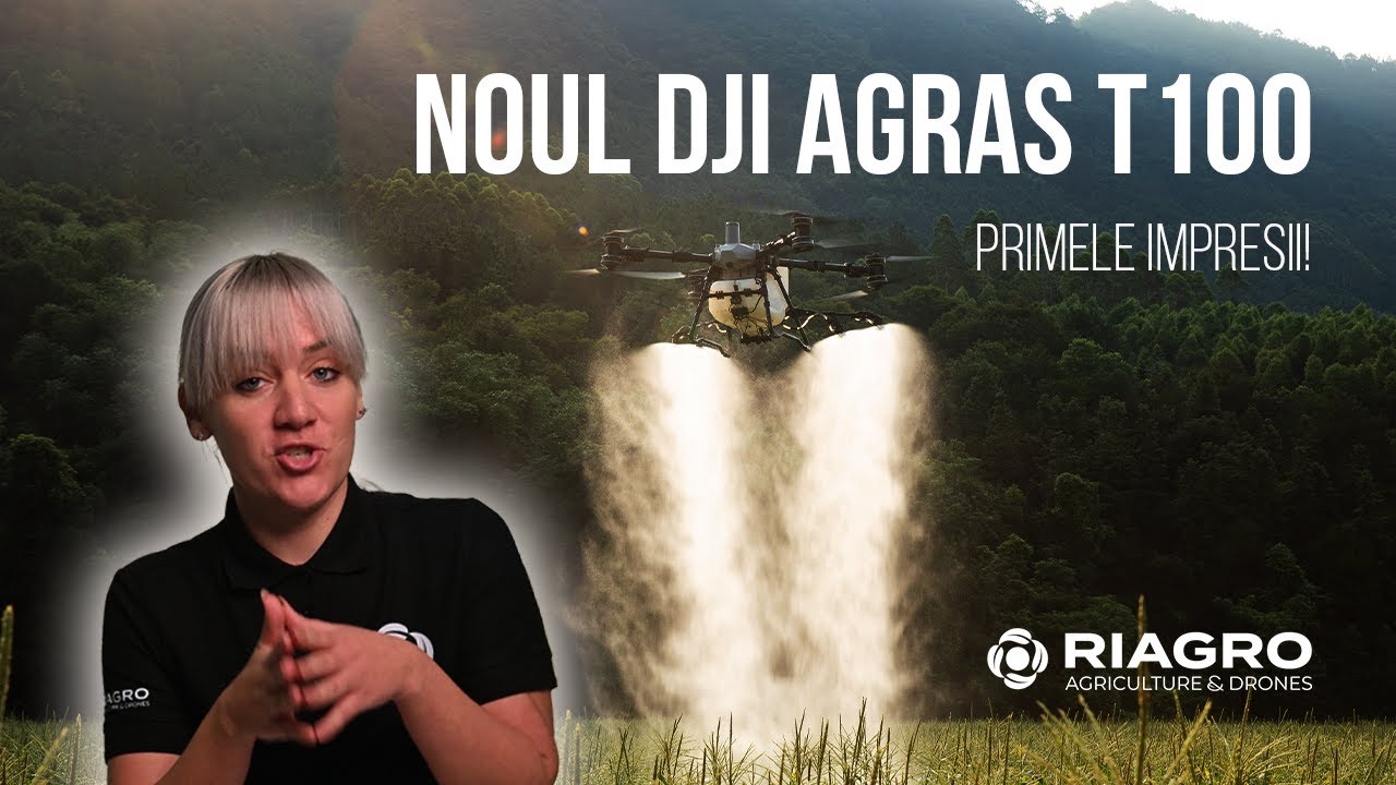 🔥 A ajuns „Monstrul”! Drona Agricolă DJI Agras T100 – FIRST LOOK în România! #djit100