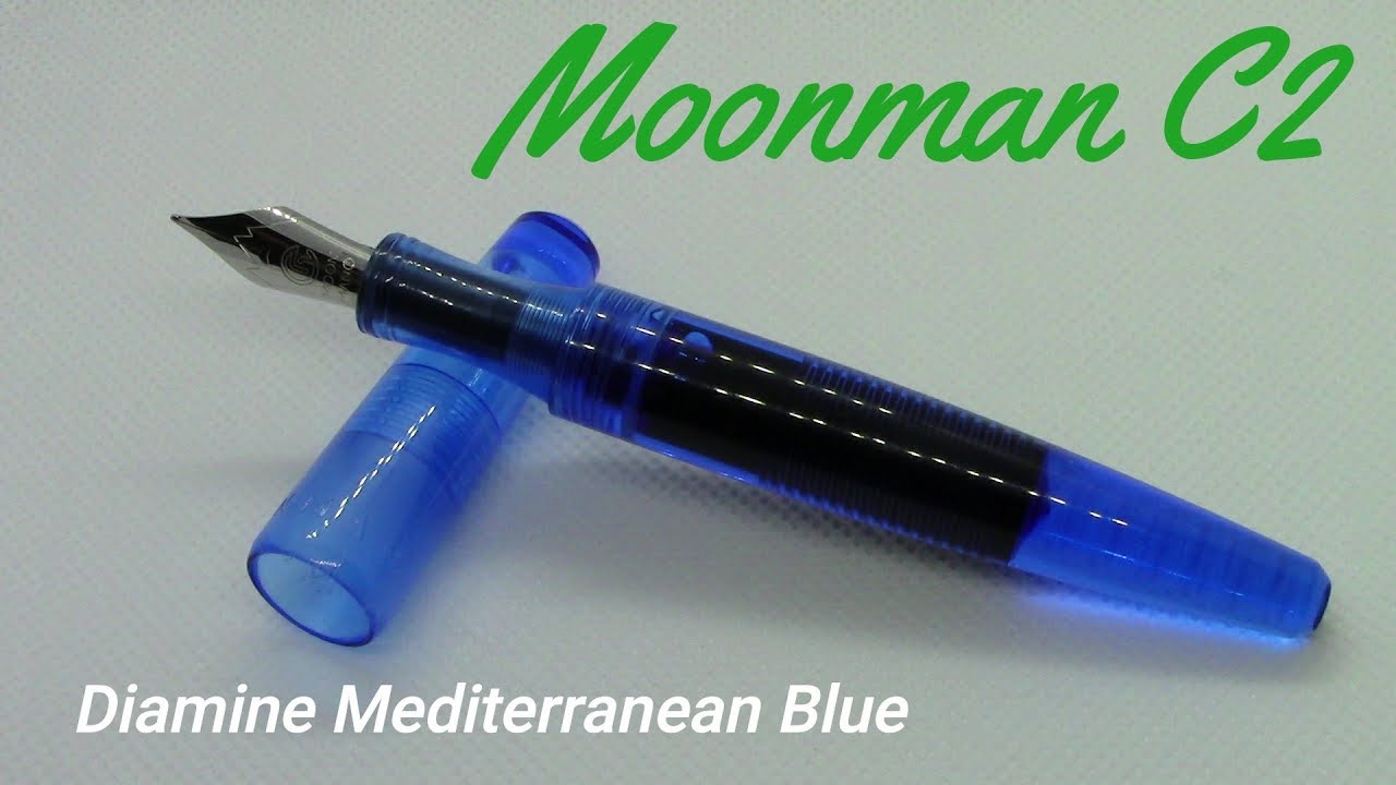 Moonman C2 / Diamine Mediterranean Blue / Fountain Pen Review