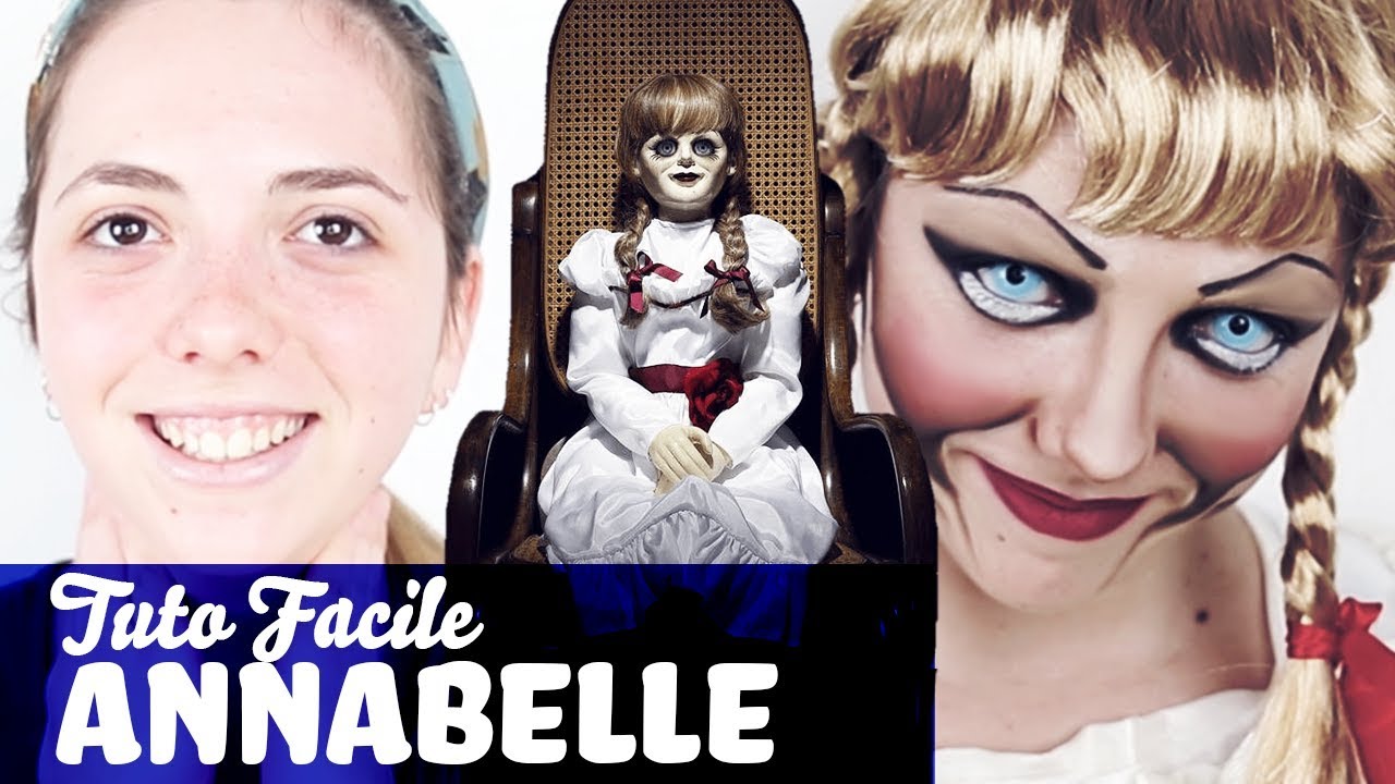 [Tutoriel] Maquillage Annabelle Facile pour Halloween (Vertical Video)