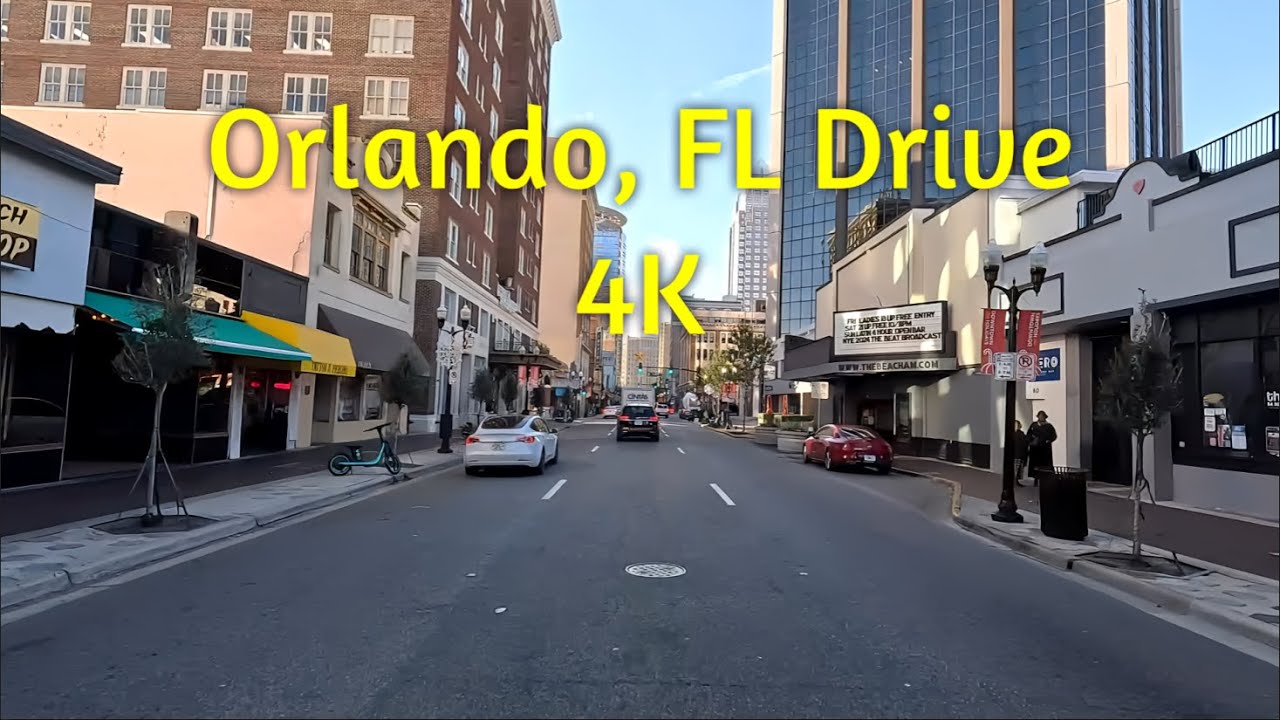 4K | Downtown Orlando to Downtown Kissimmee