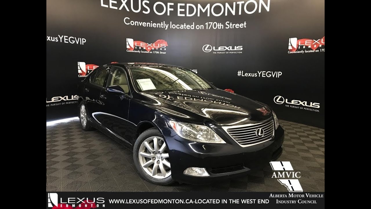 Used Blue 2009 Lexus LS 460 Premium Package Review Grande Cache Alberta