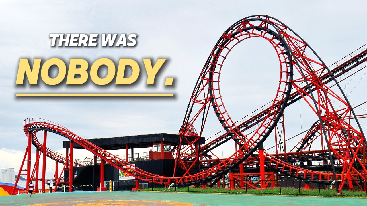 Japan's CREEPY & Silent Amusement Park... Nobody showed up...