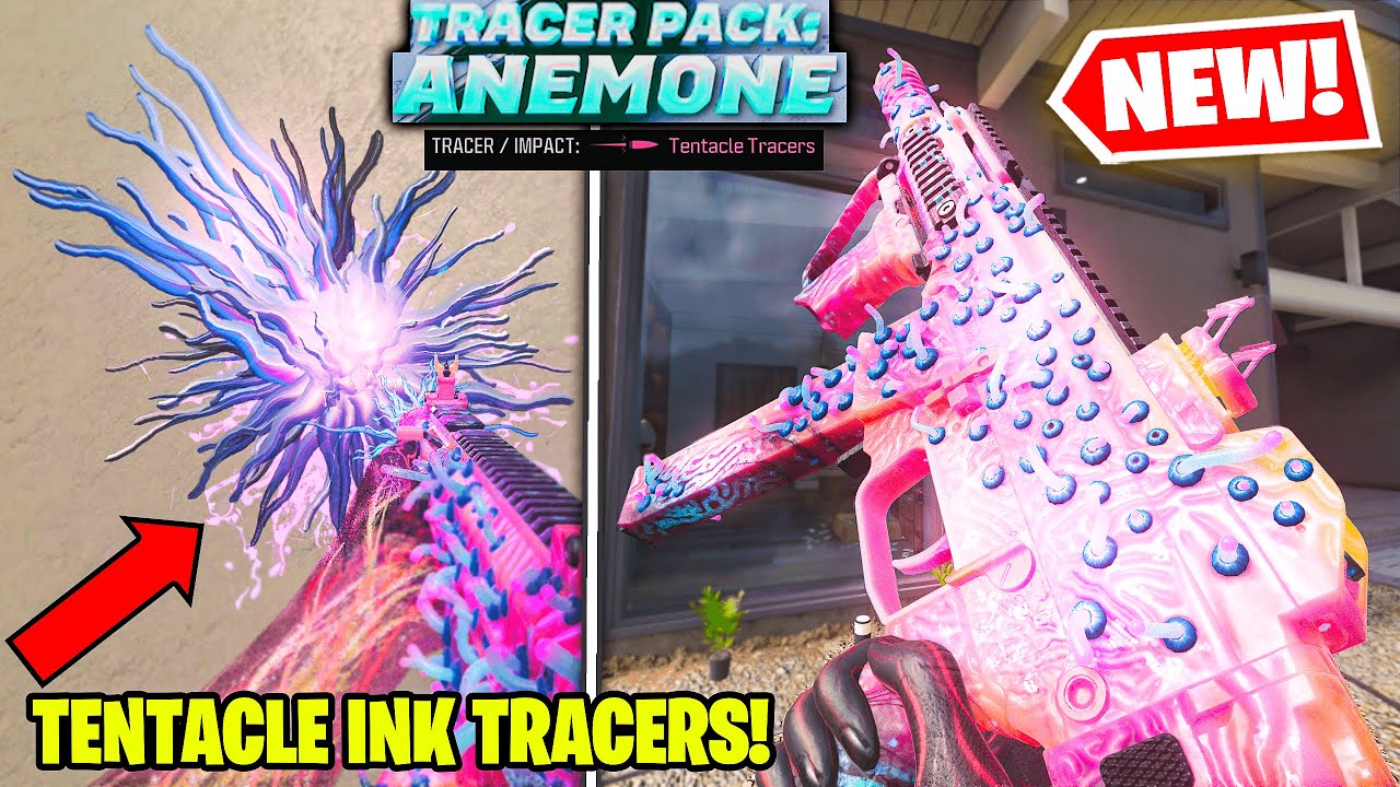 NEW Tracer Pack ANEMONE BUNDLE w/ TENTACLE EFFECT 🐙 WARZONE MW3 (Striker Queen Abyss Thalassophobia)