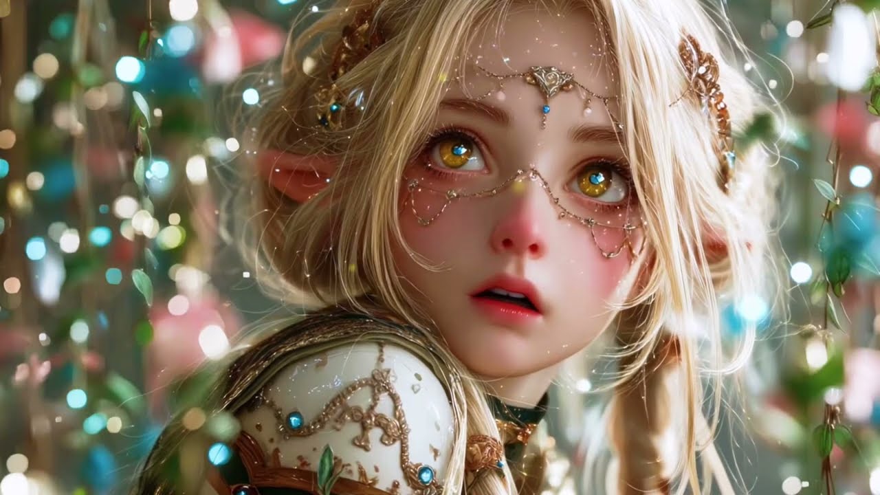 4k Blonde Elf Girl 4k金发精灵少女