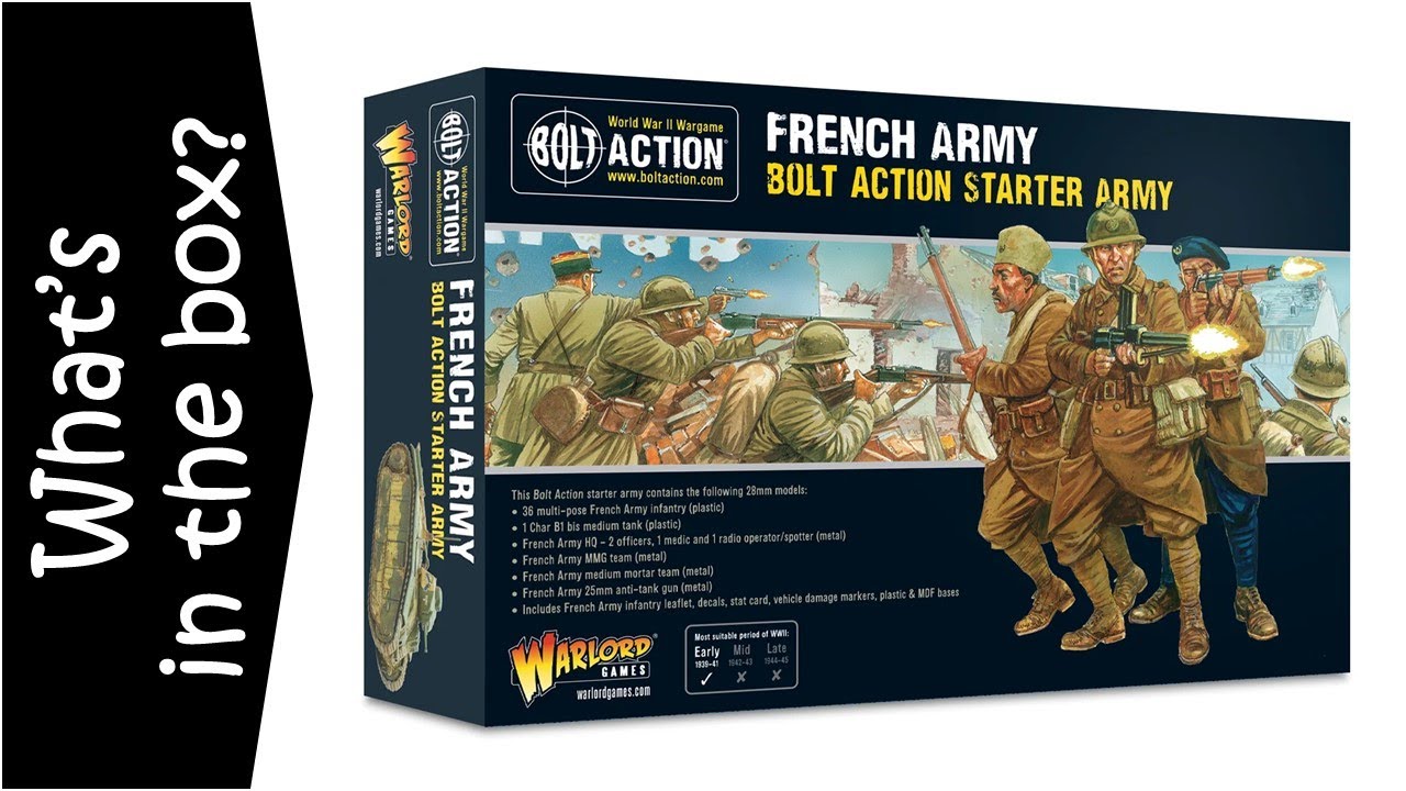 French Starter Army Bolt Action Unboxing & Review