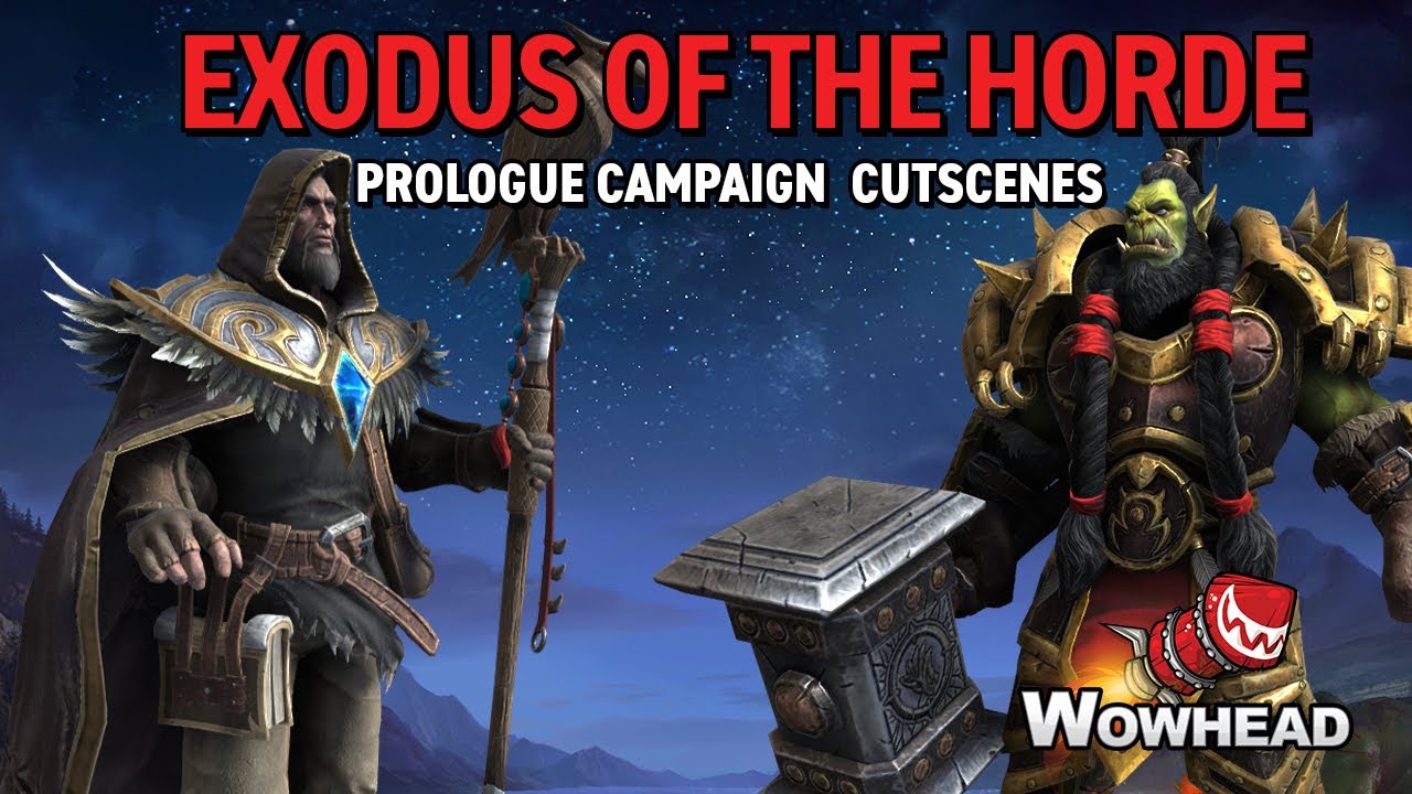 Видеоролики из &laquo;Исхода Орды&raquo; &mdash; Пролог кампании Warcraft III Reforged