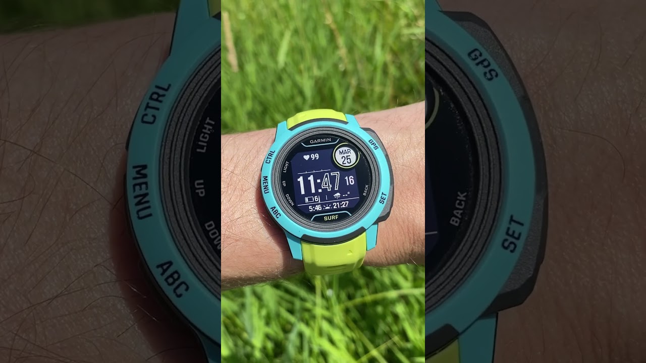 Garmin SURF &Eacute;DITION Instinct 2S : a lightweight and ultra-resistant GPS watch #watches #sport #surf