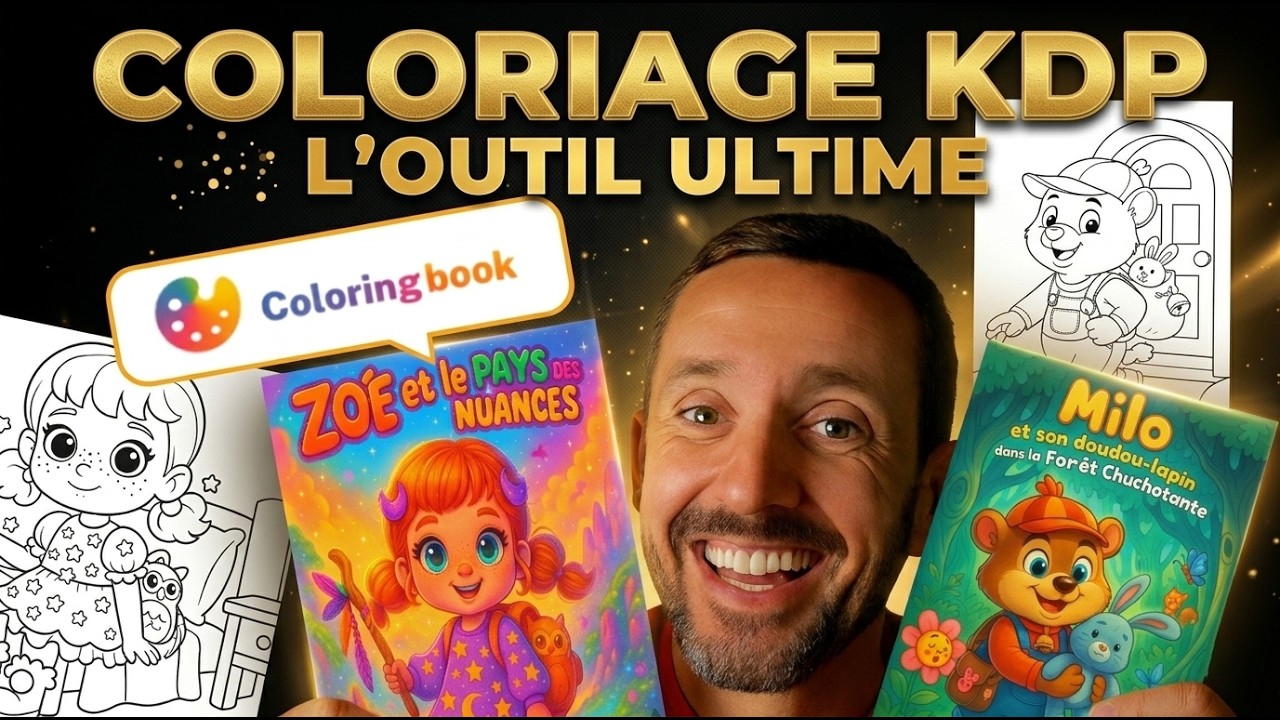 Coloring Book Ai : Crée une série de livres de coloriage sur Amazon KDP