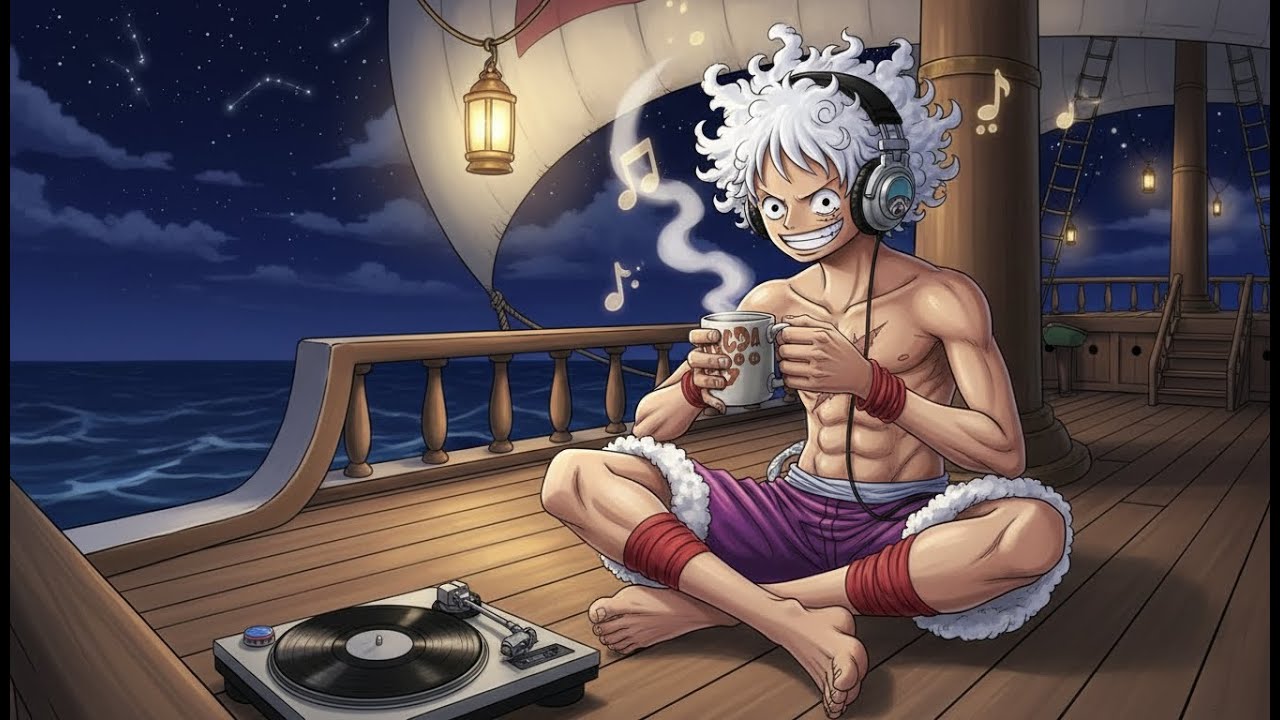 One Piece Lofi Mix 🏴‍☠️ | Relax, Sleep, Study, Chill [11 hour] 🎵 Lofi Luffy Chill ⛵