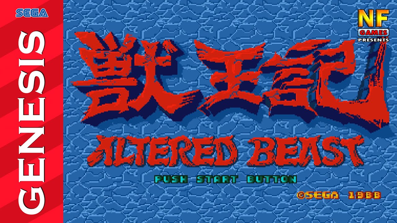 Altered Beast. Sega Genesis [No Damage Walkthrough] - Sega | SMD | Mega Drive | Sega Mega Drive Game