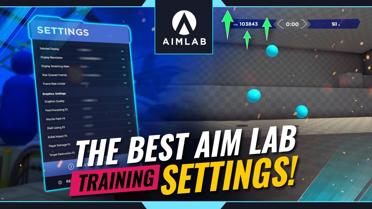 The ULTIMATE SETTINGS For AIM TRAINING! - Aim Lab Optimization Guide