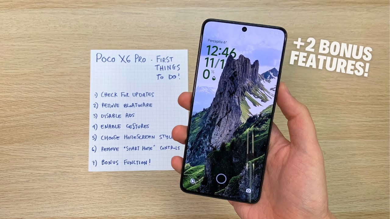 Poco X6 Pro - First Things to Do!