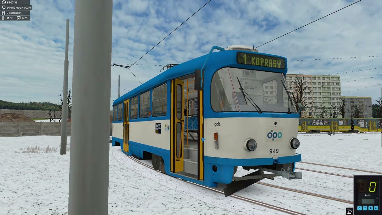 Linka 1 do Kopras s Ostravskou T3, 1. část | SIMT MHD