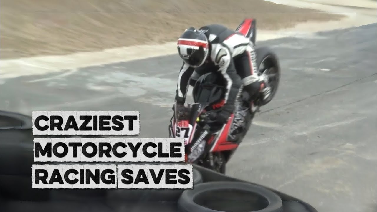 Craziest Motorcycle Racing Saves
