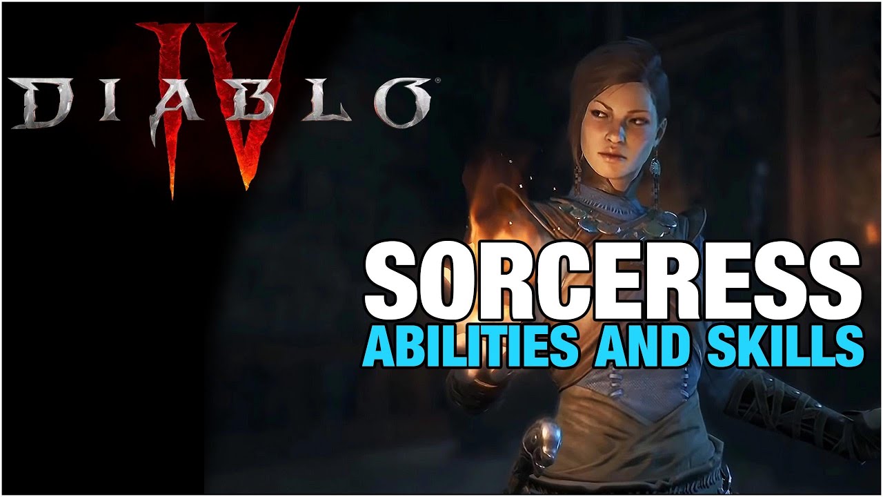 Sorcerer Class Skill Tree & Abilities - Diablo 4 [4k]