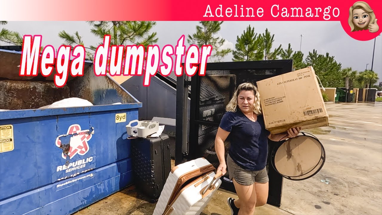 Mega dumpster dessa vez cheguei na hora e sai com as malas cheias de coisas novas