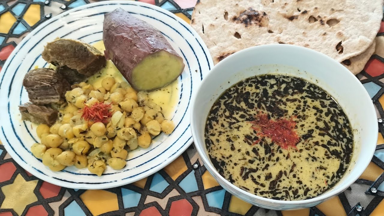 طرز تهیه آبگوشت کشک اراکی، غذای محلی|curd soup|آبگوشت دوغ دار، غذای سنتی ایرانی