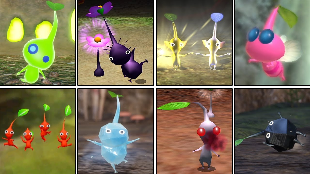 ピクミンシリーズの全ピクミン登場シーン集 まとめ 【進化の歴史】 ピクミン1 ～ ピクミン4 (2001～2023)