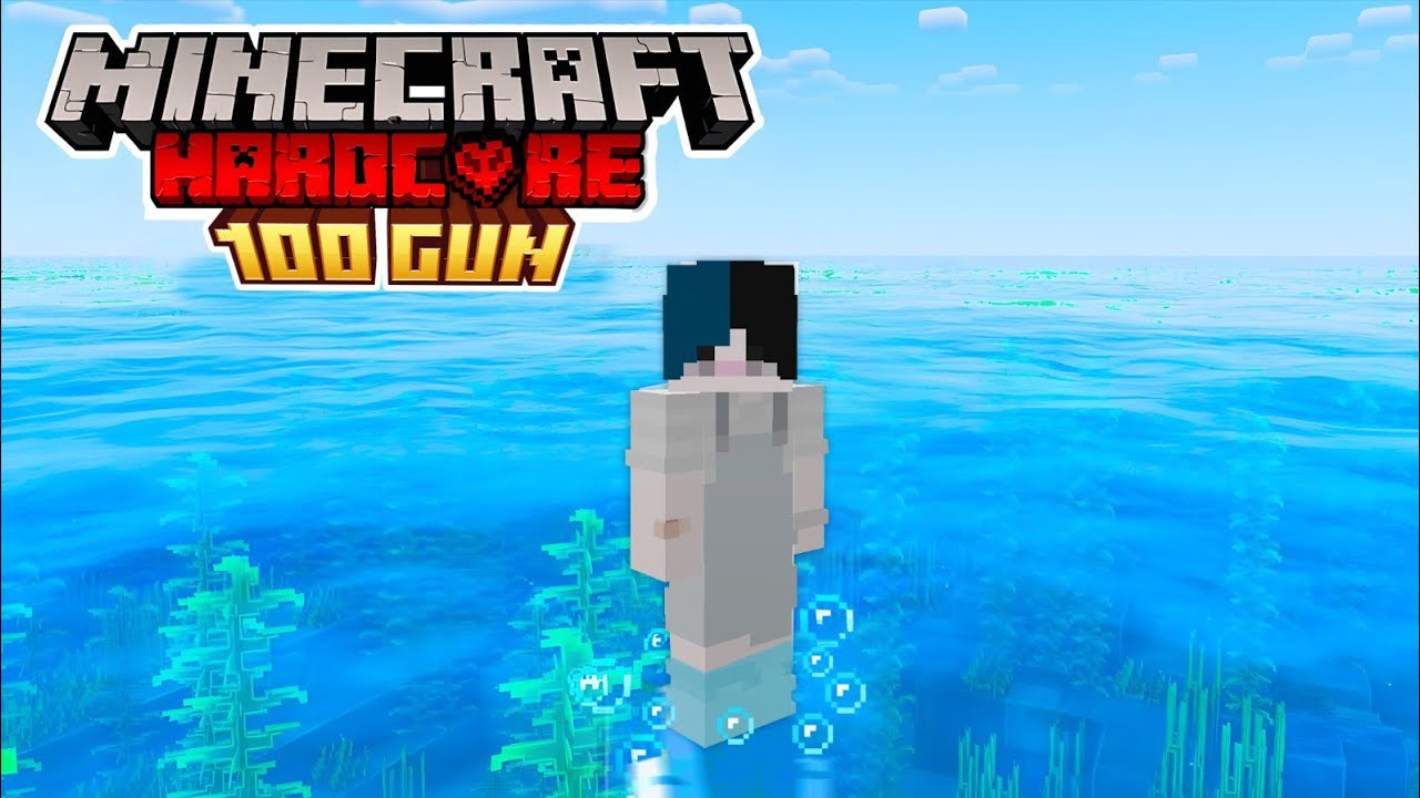 Minecraft'ta SADECE SU OLAN Dünyada 100 Gün Hayatta Kaldım