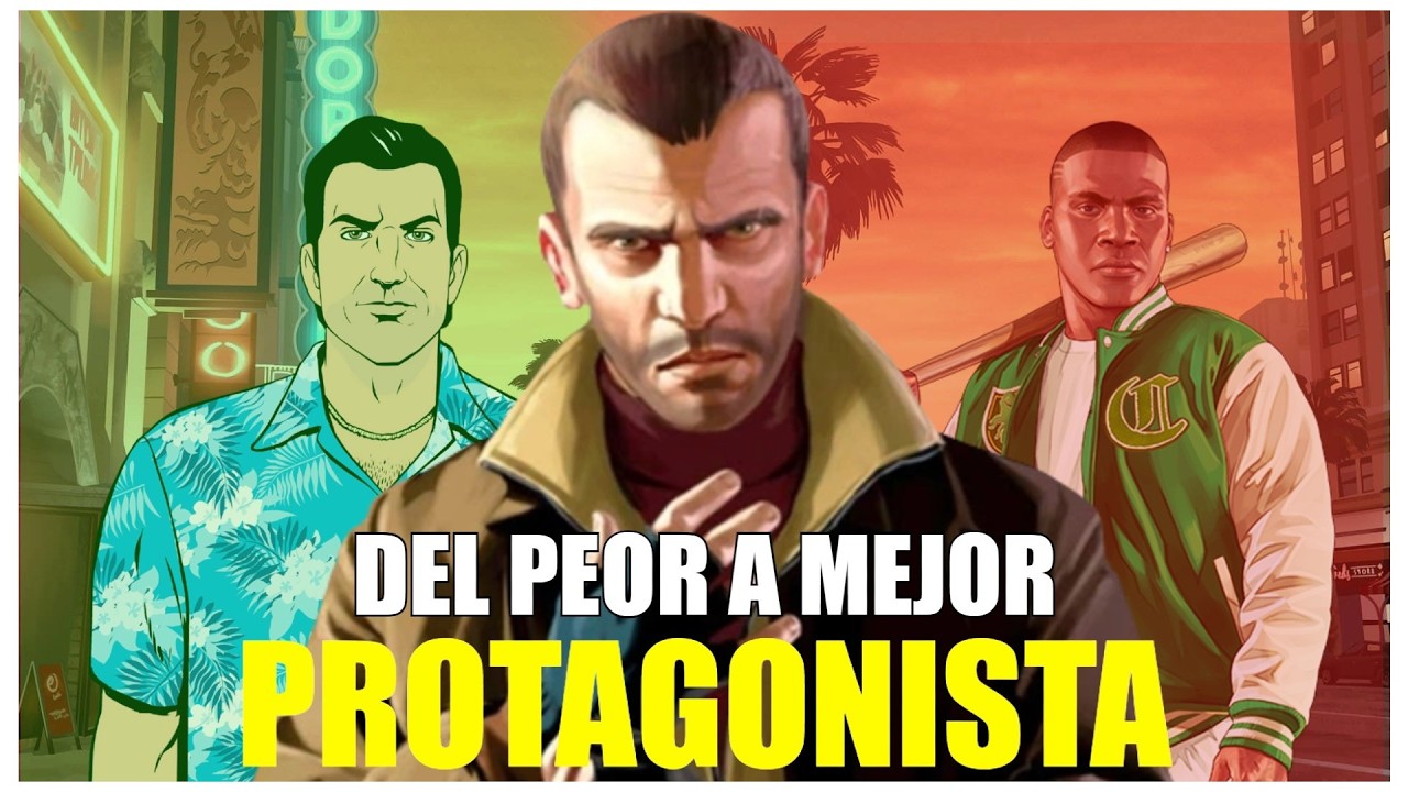 Del peor AL MEJOR PROTAGONISTA De GTA